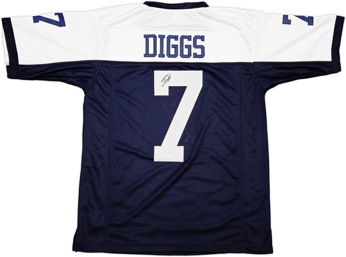 Dallas Cowboys Trevon Diggs Autographed Blue & White Jersey PSA/DNA Stock #233657