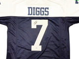 Dallas Cowboys Trevon Diggs Autographed Blue & White Jersey PSA/DNA Stock #233657
