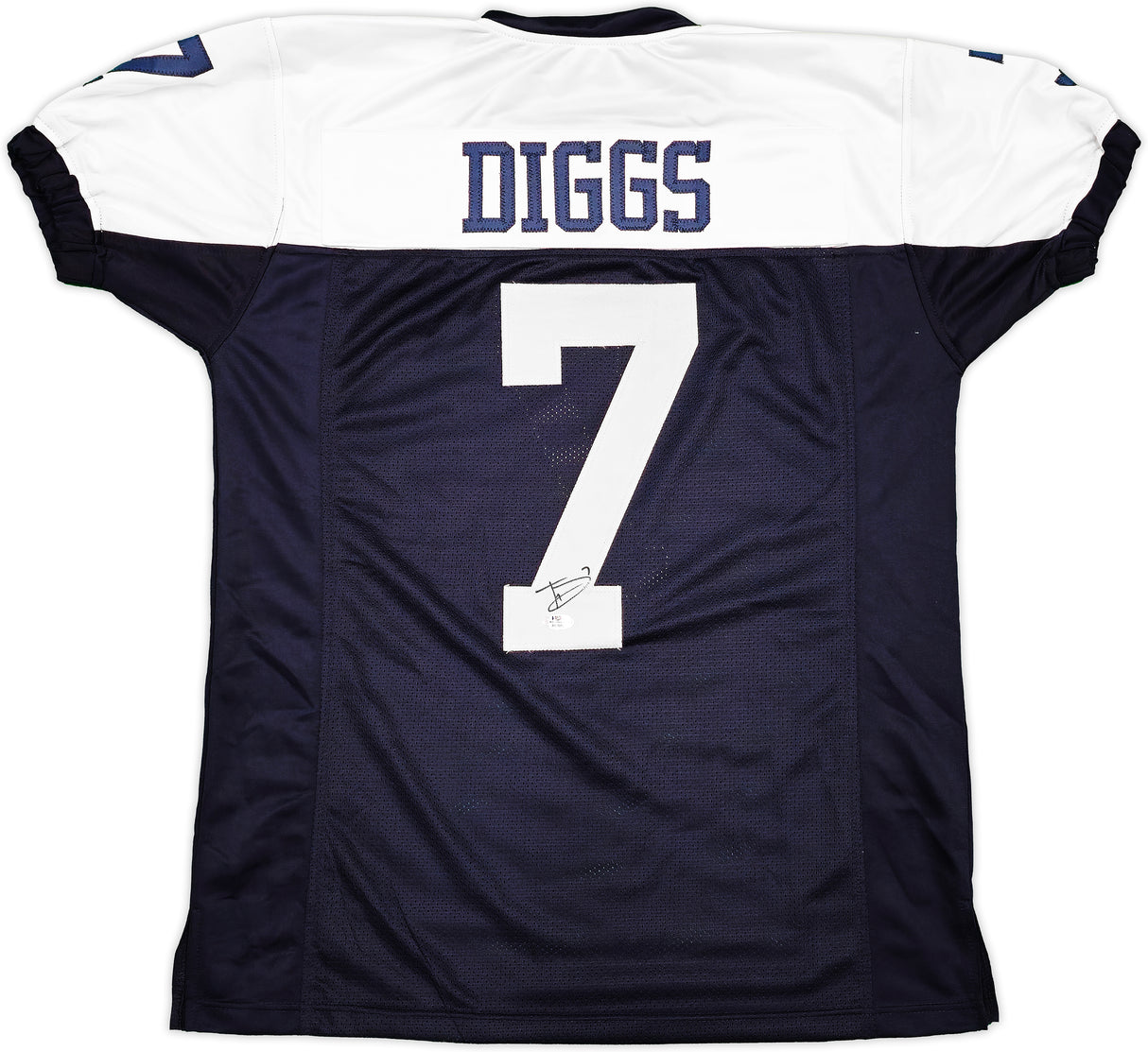 Dallas Cowboys Trevon Diggs Autographed Blue & White Jersey PSA/DNA Stock #233658