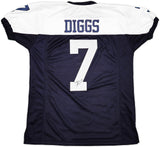 Dallas Cowboys Trevon Diggs Autographed Blue & White Jersey PSA/DNA Stock #233658