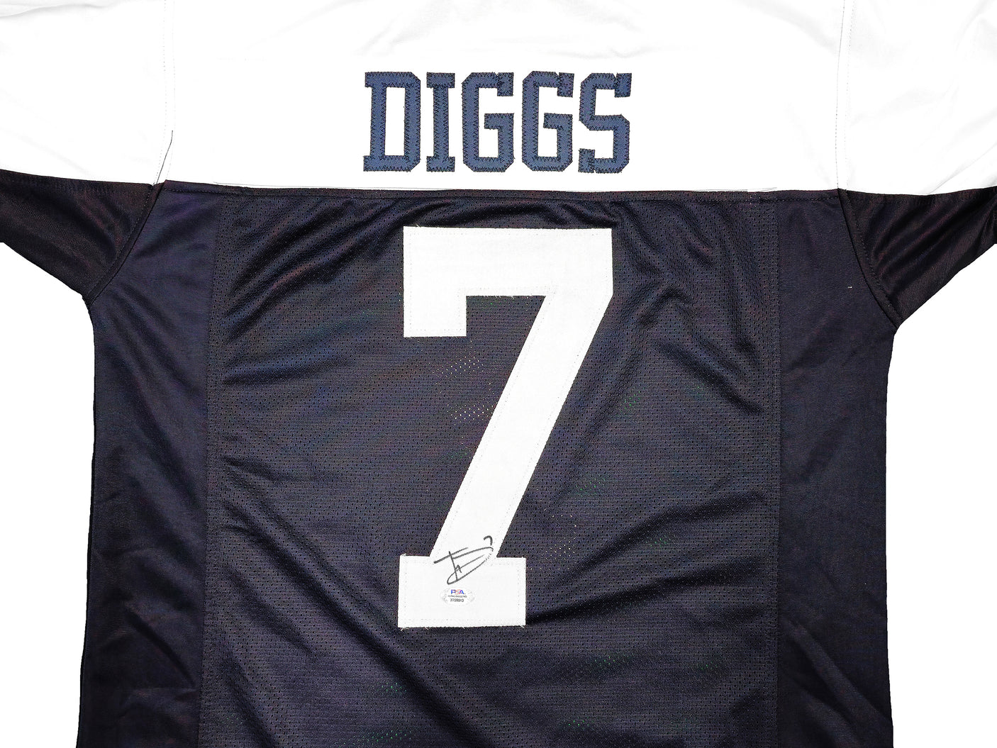 Dallas Cowboys Trevon Diggs Autographed Blue & White Jersey PSA/DNA Stock #233658