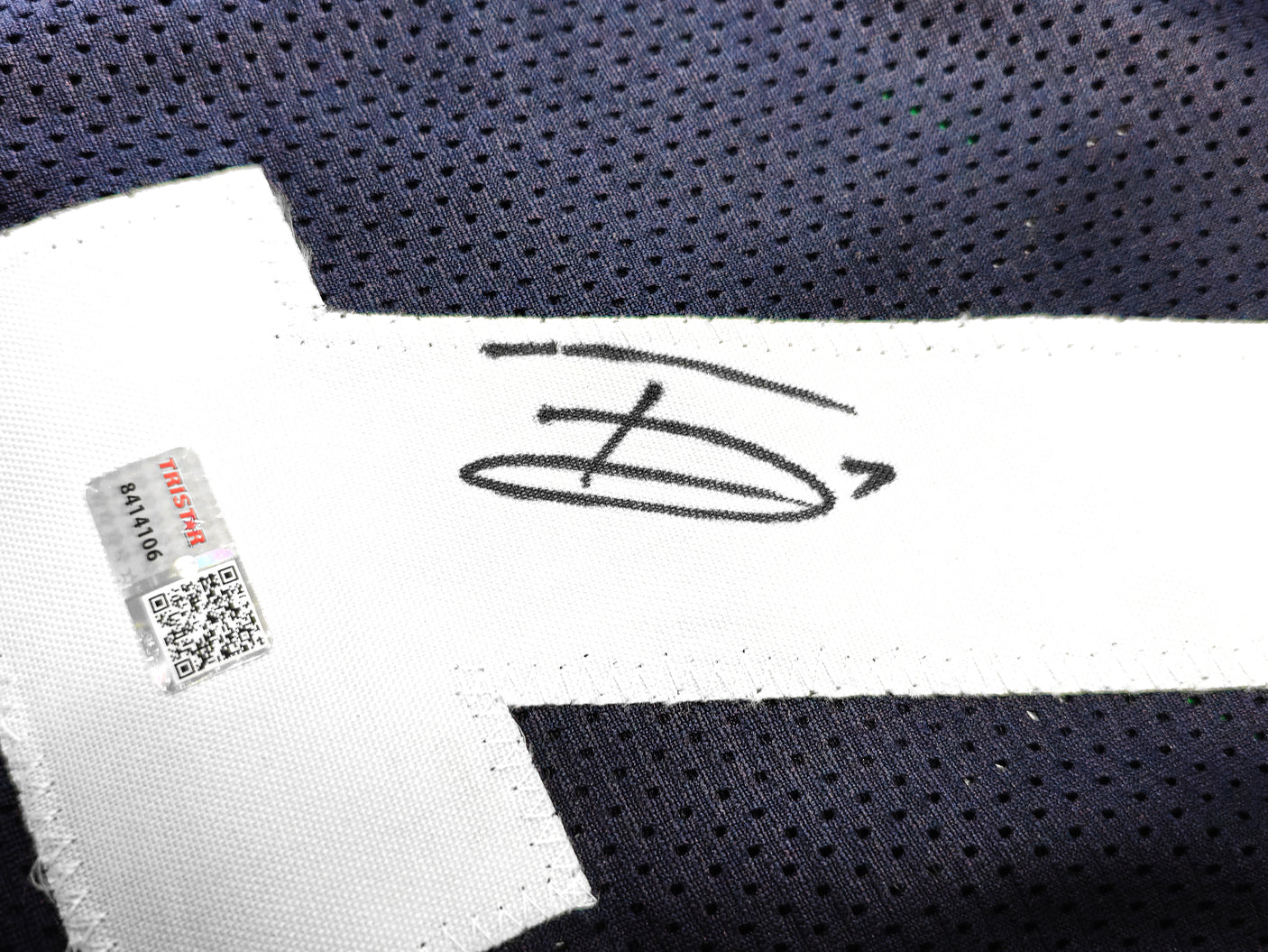Dallas Cowboys Trevon Diggs Autographed Blue & White Jersey TriStar Stock #233660