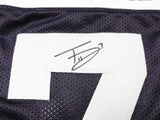 Dallas Cowboys Trevon Diggs Autographed Blue & White Jersey Beckett BAS QR Stock #233689