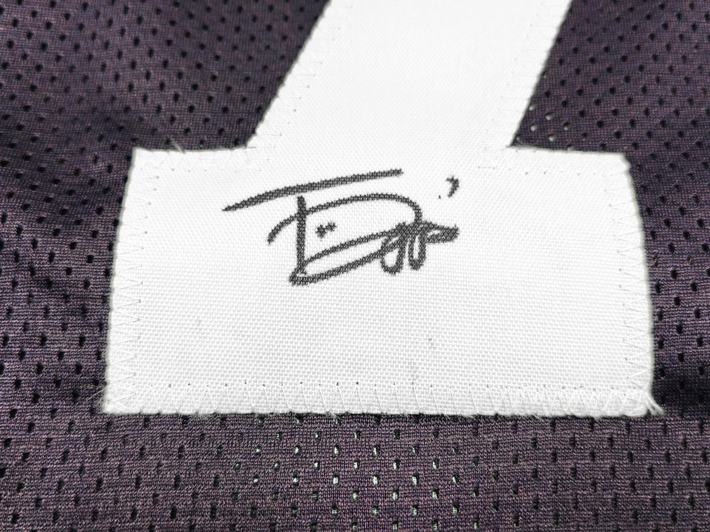 Dallas Cowboys Trevon Diggs Autographed Blue & White Jersey Beckett BAS QR Stock #233661