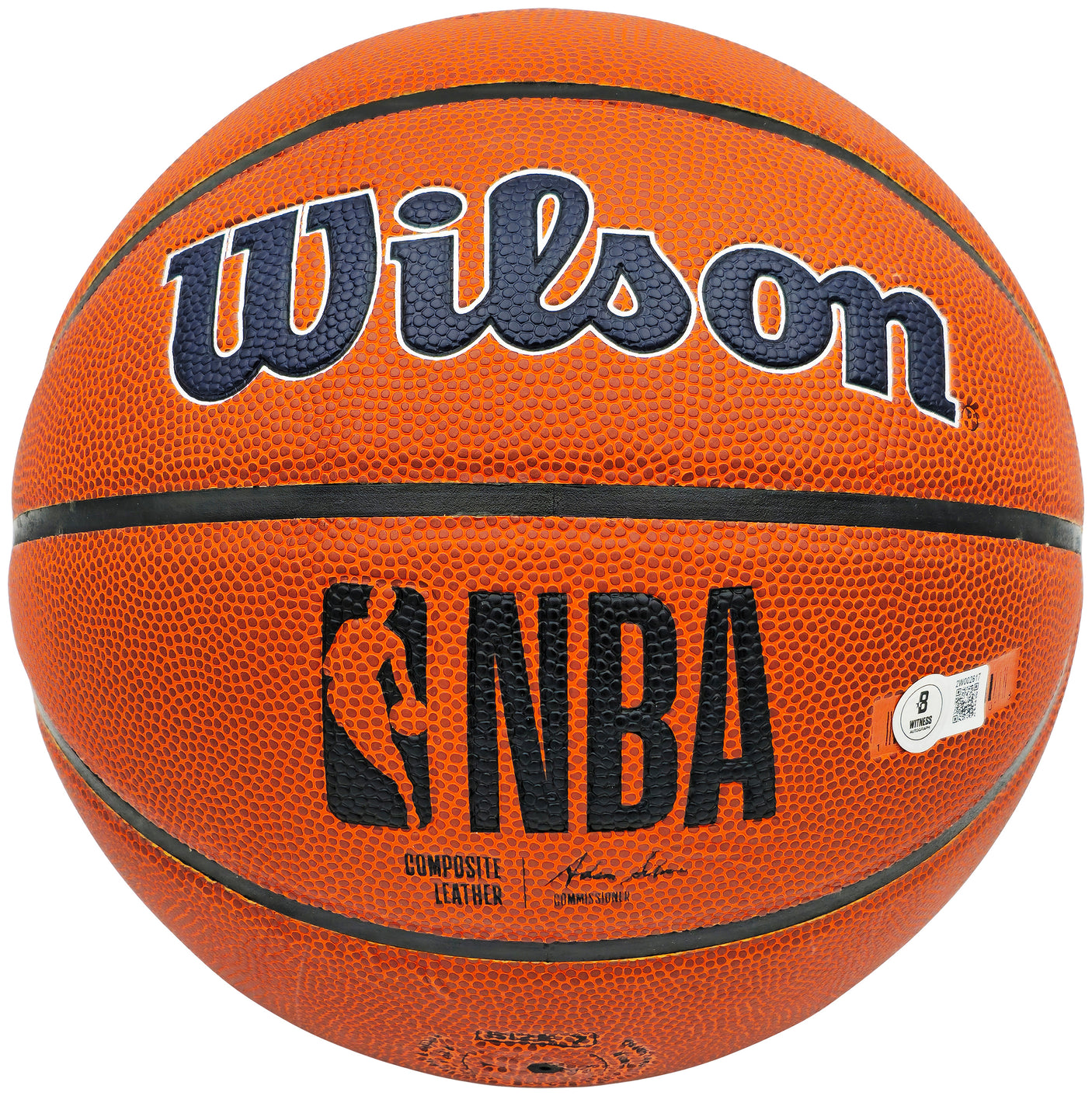 Steve Nash Autographed Composite Leather Phoenix Suns Logo Basketball Beckett BAS Witness Stock #233672