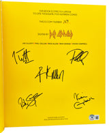 Def Leppard Autographed 'Definitely Genesis Publications' Book #/1500 Signed By All 5 Members Beckett BAS QR Stock #230668