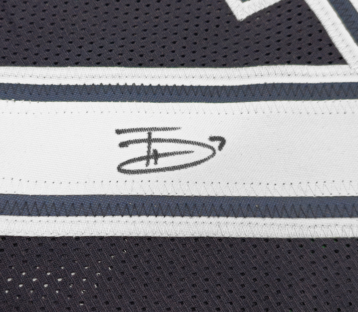 Dallas Cowboys Trevon Diggs Autographed Blue Jersey Beckett BAS QR Stock #233688