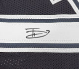 Dallas Cowboys Trevon Diggs Autographed Blue Jersey Beckett BAS QR Stock #233688