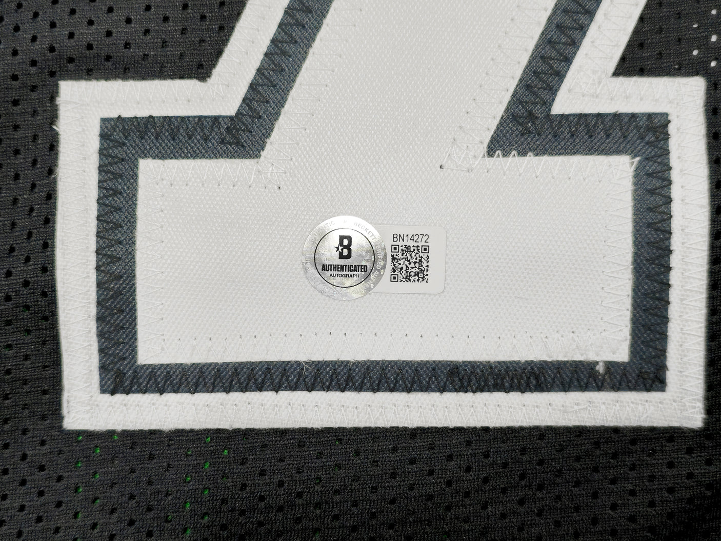 Dallas Cowboys Trevon Diggs Autographed Blue Jersey Beckett BAS QR Stock #233688