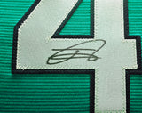 Seattle Mariners Julio Rodriguez Autographed Framed Teal Nike Jersey JSA Stock #218628
