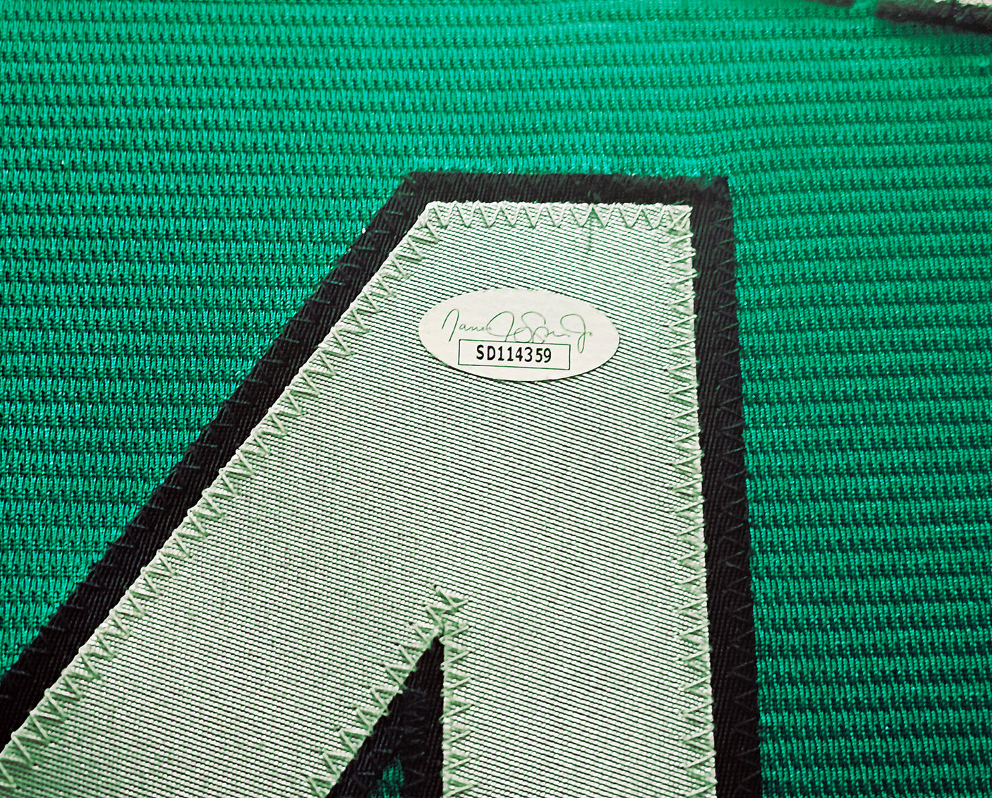 Seattle Mariners Julio Rodriguez Autographed Framed Teal Nike Jersey JSA Stock #218628