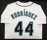 Seattle Mariners Julio Rodriguez Autographed Framed White Jersey JSA Stock #218627