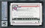 Juan Soto Autographed 2020 Bowman Card #10 New York Yankees Auto Grade Gem Mint 10 Beckett BAS Stock #218667