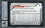 Juan Soto Autographed 2020 Topps Card #224 New York Yankees Auto Grade Gem Mint 10 Beckett BAS Stock #218668