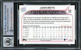 Juan Soto Autographed 2022 Topps Card #150 New York Mets Auto Grade Gem Mint 10 Beckett BAS Stock #218674