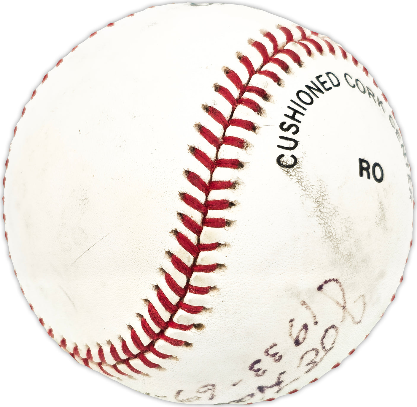 Joe Hauser Autographed Official League Baseball Baltimore Orioles, Oakland A's "1933 69 HR" Beckett BAS QR #BN13295