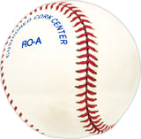 Ken Hamlin Autographed Official AL Baseball Washington Senators Beckett BAS QR #BN13166