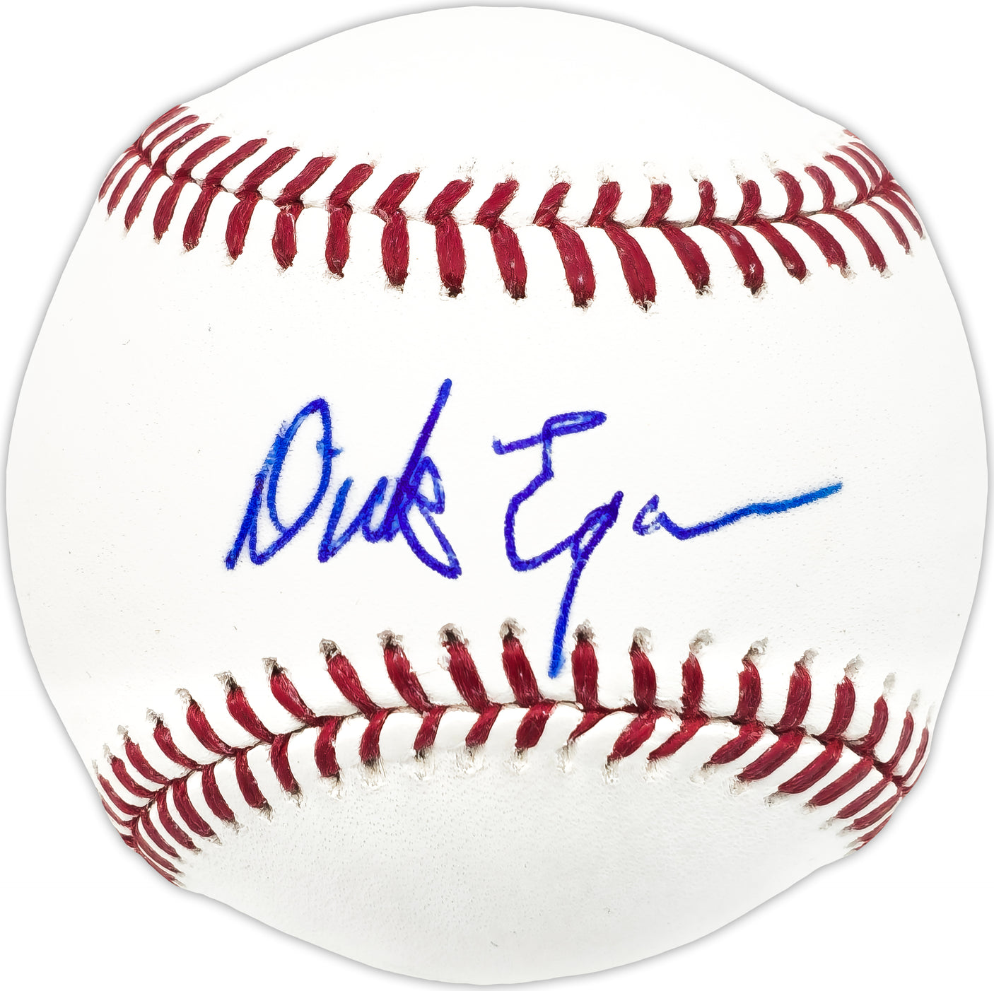 Dick Egan Autographed Official MLB Baseball Detroit Tigers Beckett BAS QR #BN13172