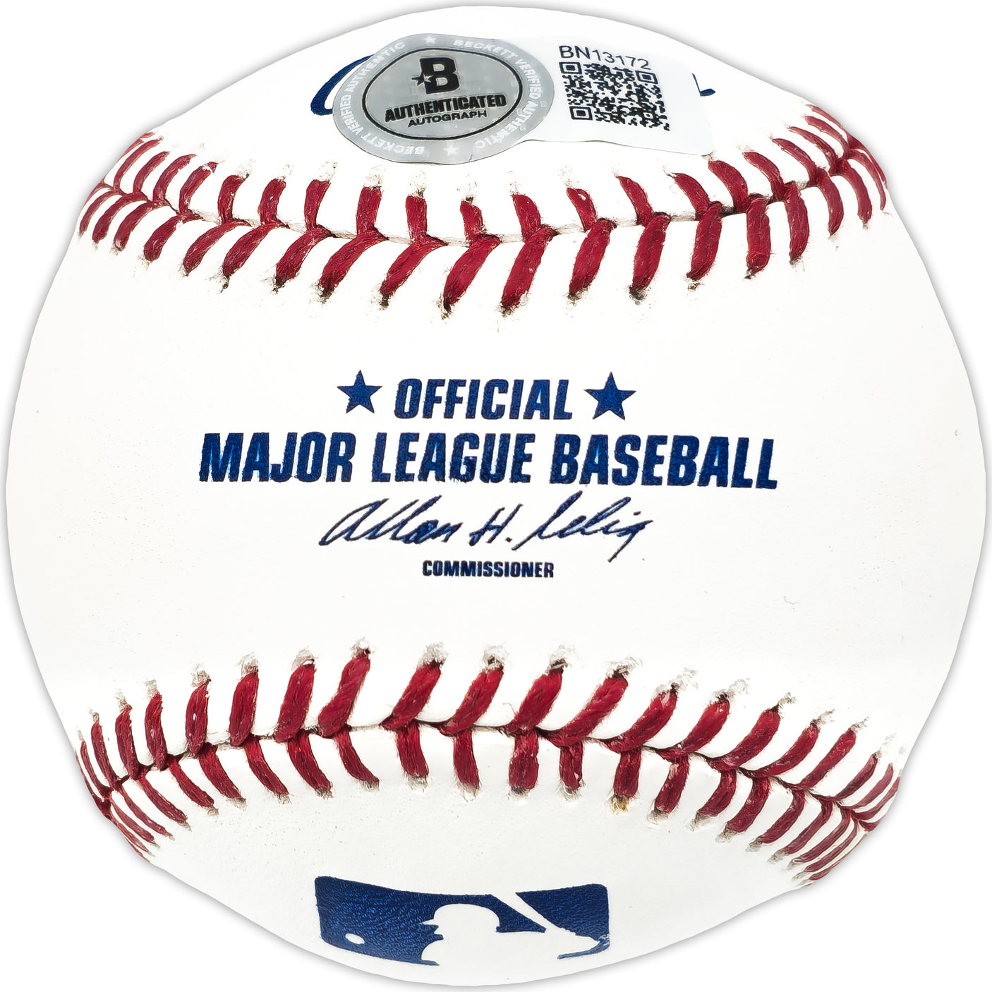 Dick Egan Autographed Official MLB Baseball Detroit Tigers Beckett BAS QR #BN13172