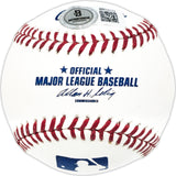 Dick Egan Autographed Official MLB Baseball Detroit Tigers Beckett BAS QR #BN13172