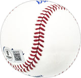 Dick Egan Autographed Official MLB Baseball Detroit Tigers Beckett BAS QR #BN13172