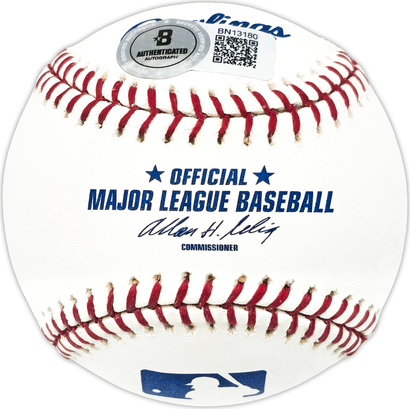 Rick Herrscher Autographed Official MLB Baseball New York Mets Beckett BAS QR #BN13180