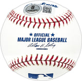 Rick Herrscher Autographed Official MLB Baseball New York Mets Beckett BAS QR #BN13180