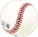 Joe Tipton Autographed Official AL Baseball Cleveland Indians, Chicago White Sox Beckett BAS QR #BN13188