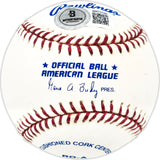Tommy Umphlett Autographed Official AL Baseball Red Sox, Senators Beckett BAS QR #BN13190