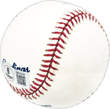 Lee Griffeth Autographed Official MLB Baseball Phil. A's Beckett BAS QR #BN13218