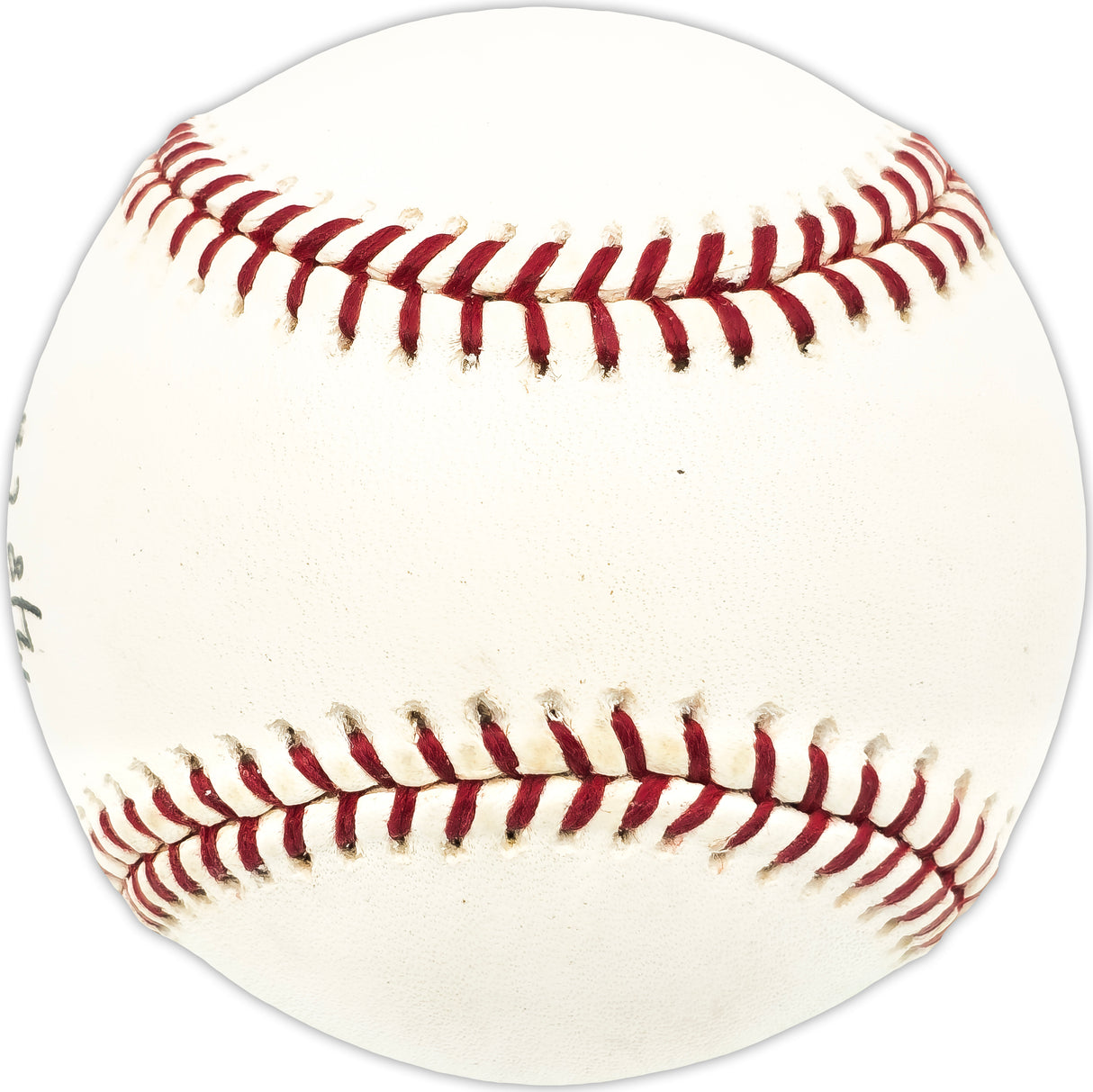 Don Lang Autographed Official NL Baseball 38 Reds '48 Cards Beckett BAS QR #BN13223