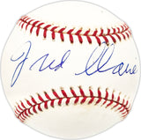Fred Claire Autographed Official NL Baseball Los Angeles Dodgers GM Beckett BAS QR #BN13232