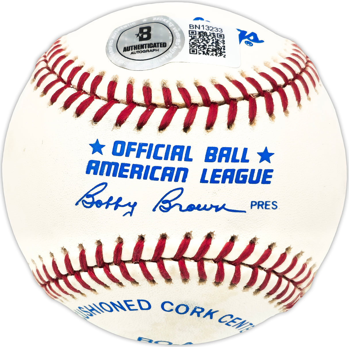 Hal Griggs Autographed Official AL Baseball Washington Senators Beckett BAS QR #BN13233