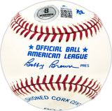 Hal Griggs Autographed Official AL Baseball Washington Senators Beckett BAS QR #BN13233