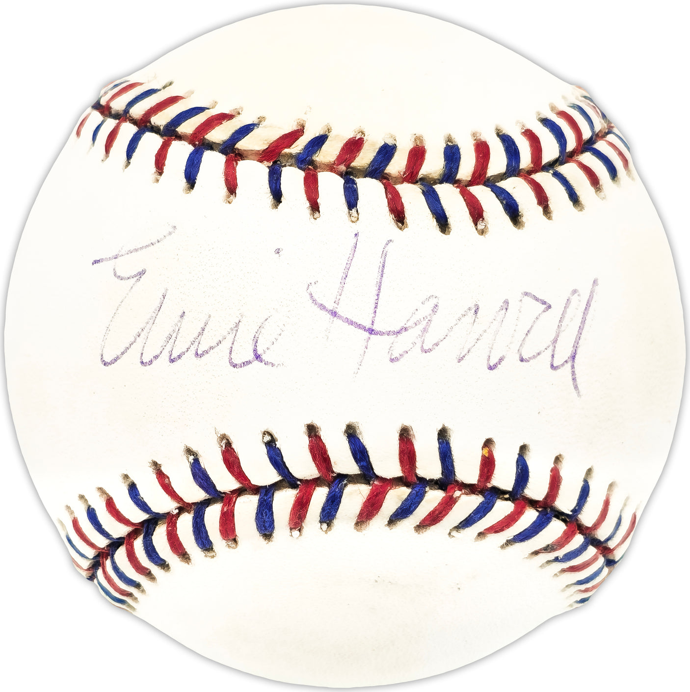 Ernie Harwell Autographed Official 1995 All Star Game Logo MLB Baseball Detroit Tigers Beckett BAS #V68085