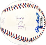 Ernie Harwell Autographed Official 1995 All Star Game Logo MLB Baseball Detroit Tigers Beckett BAS #V68085