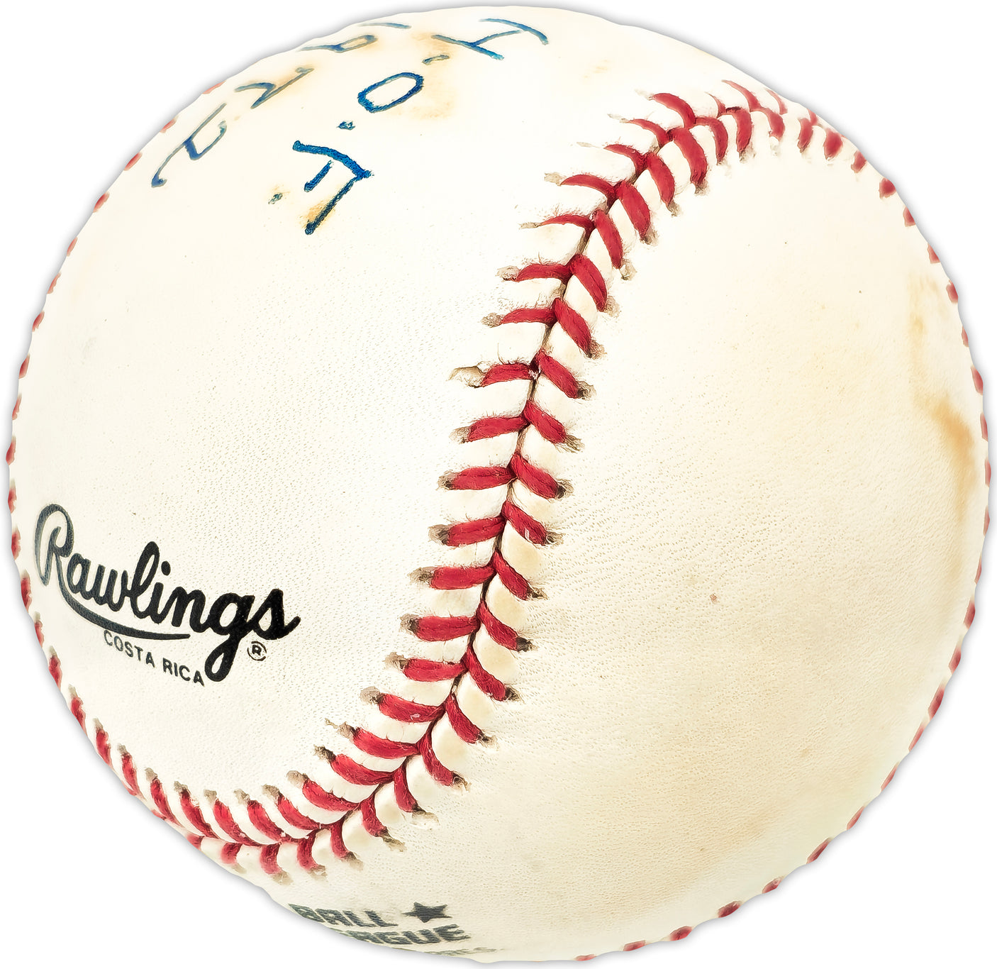 Buck Leonard Autographed Official NL Baseball Negro Leagues "HOF 1972" JSA #AA59972
