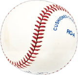 Hal Newhouser Autographed Official AL Baseball Detroit Tigers "HOF 92" JSA #DD50177