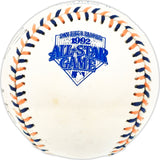 1992 MLB All Star Game Umpires Autographed Official 1992 All Star Game Logo MLB Baseball With 5 Signatures Including Doug Harvey JSA #LL64977