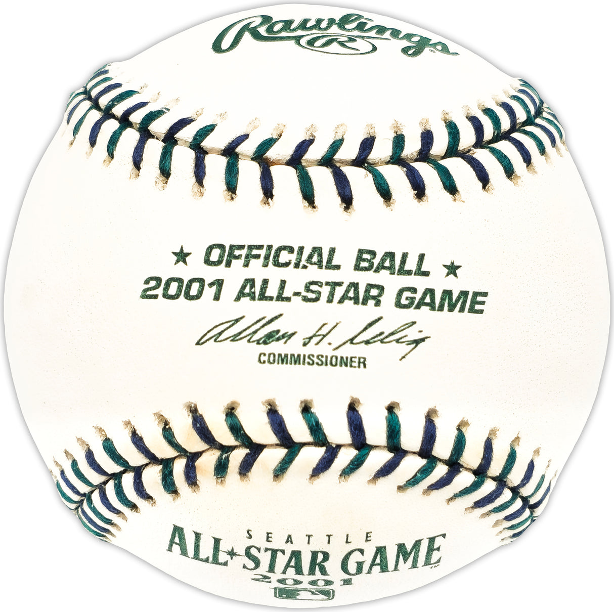 Frank Torre Autographed Official 2001 All Star Game Logo MLB Baseball Milwaukee Braves MLB Holo #AR505903