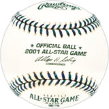 Frank Torre Autographed Official 2001 All Star Game Logo MLB Baseball Milwaukee Braves MLB Holo #AR505903