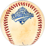 John Schuerholz Autographed Official 1995 World Series Logo MLB Baseball Atlanta Braves "HOF 2017" JSA #DD51786