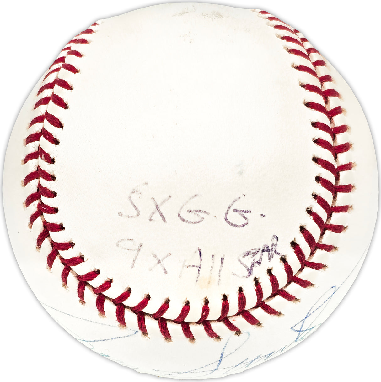 Ron Santo Autographed Official MLB Baseball Chicago Cubs "5X GG, 9X All Star" JSA #LL64967