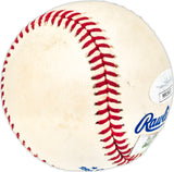 Roger Clemens Autographed Official 1999 World Series Logo MLB Baseball New York Yankees "WS 99" JSA #MM19657