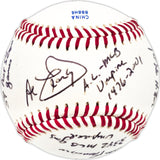 Al Clark Autographed Official League Baseball Umpire Statball With 11 Stats JSA #GG31762
