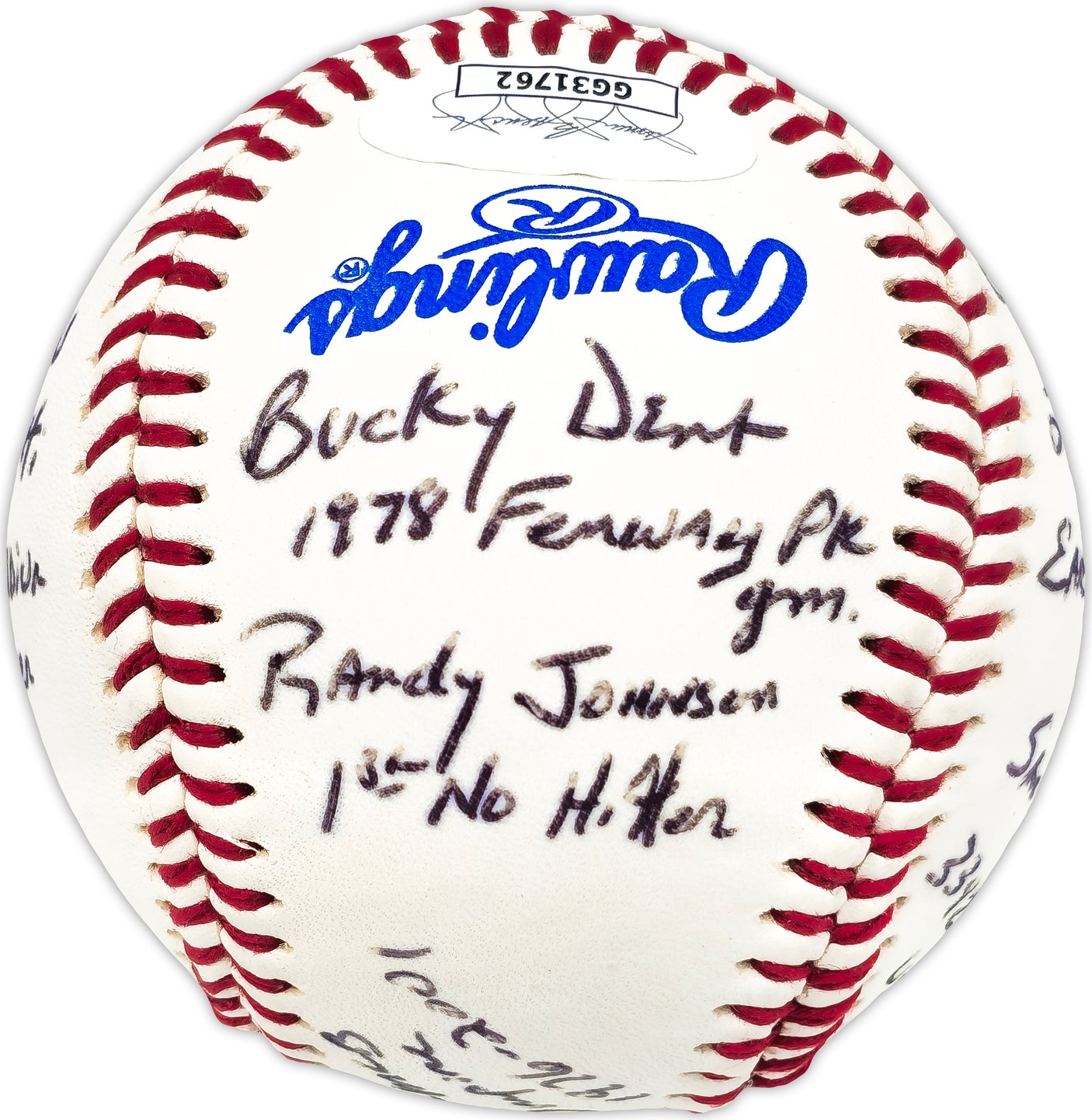 Al Clark Autographed Official League Baseball Umpire Statball With 11 Stats JSA #GG31762