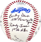 Al Clark Autographed Official League Baseball Umpire Statball With 11 Stats JSA #GG31762