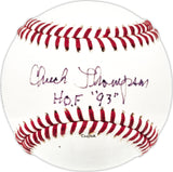 Chuck Thompson Autographed Official Little League Baseball Baltimore Orioles "HOF 93" JSA #CC87739