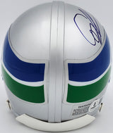 Cortez Kennedy Autographed Seattle Seahawks Throwback Silver Mini Helmet Beckett BAS QR #BS30446