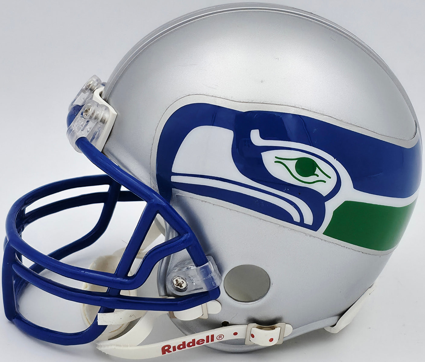 Cortez Kennedy Autographed Seattle Seahawks Throwback Silver Mini Helmet Beckett BAS QR #BS30446
